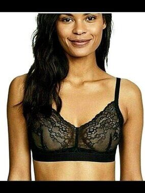 SPANX Spotlight on Lace Bralette Convertible Wireless BRA Sheer Mesh Sexy M
